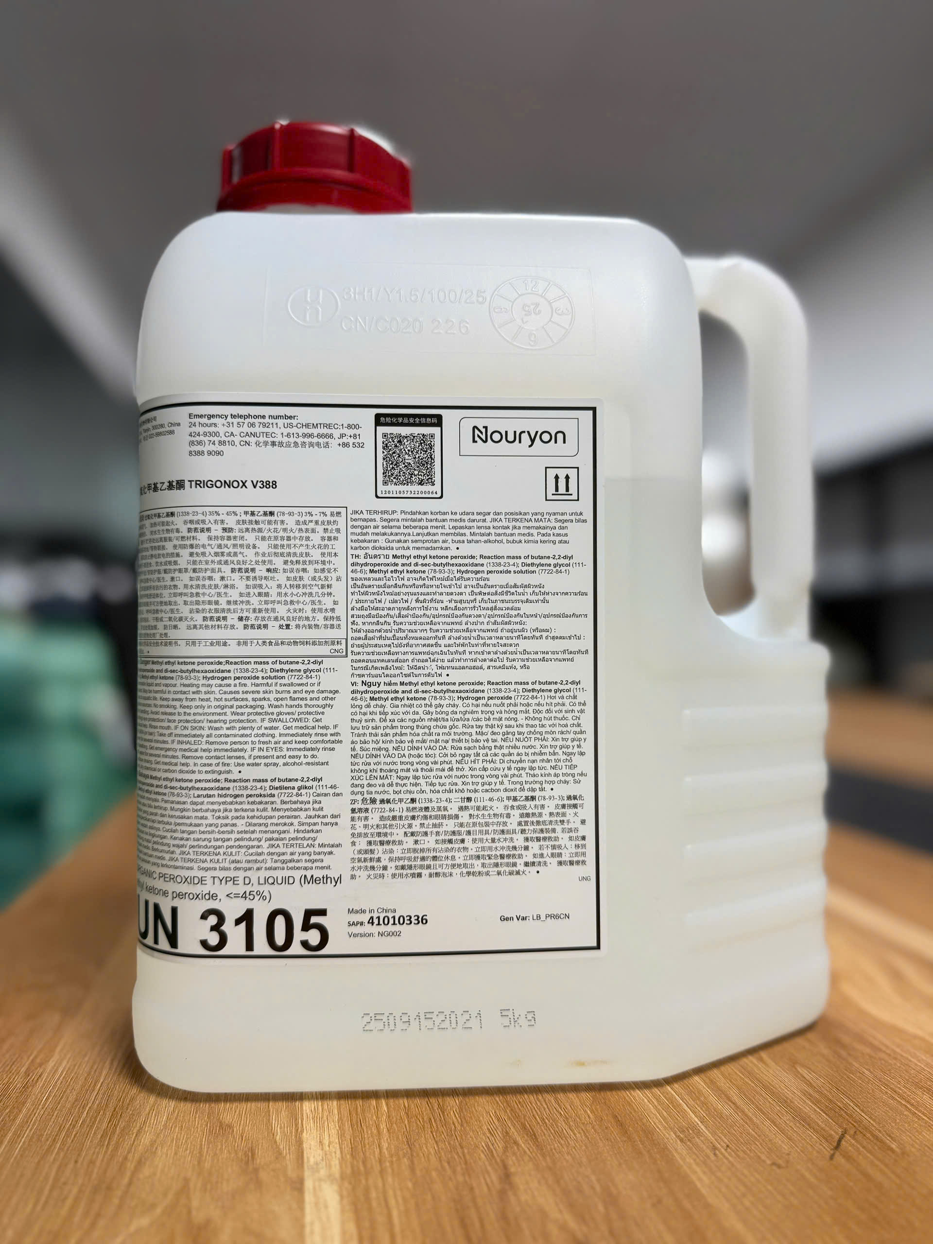 Butanox Indonesia, Bỉ V388